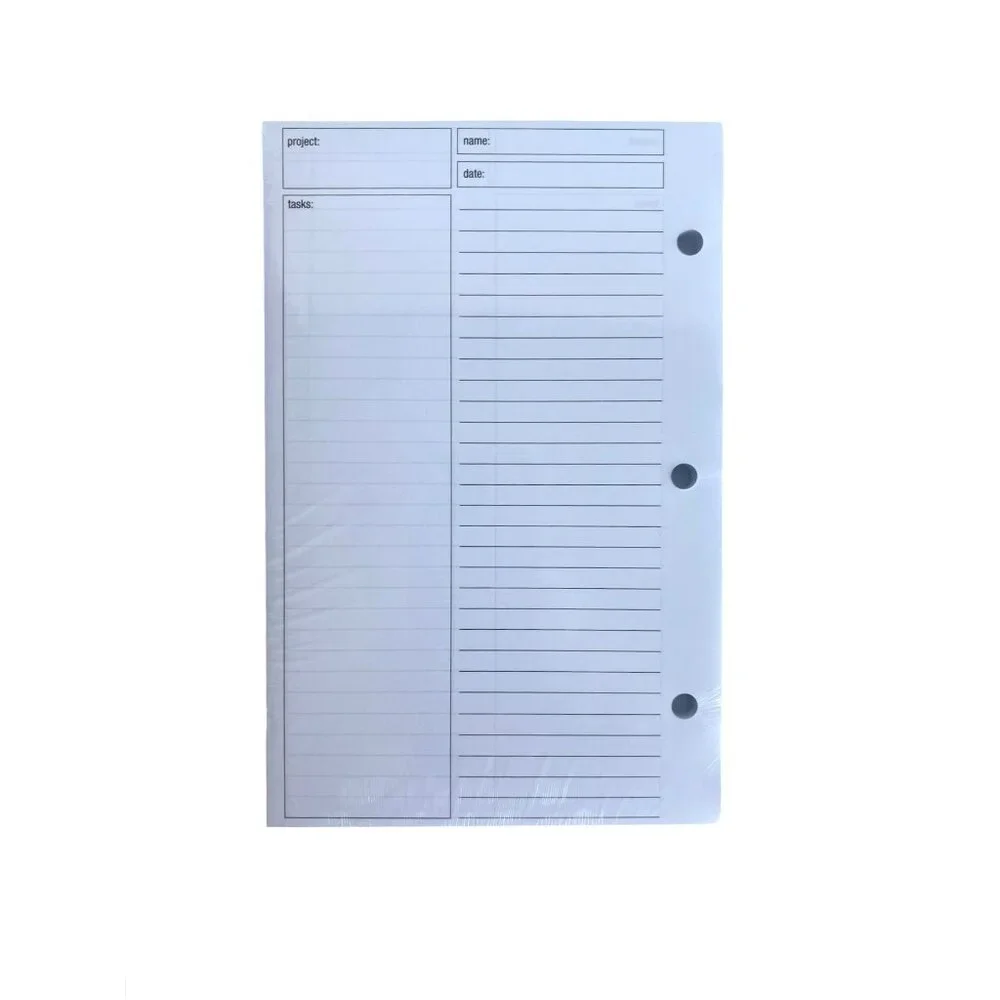 Staples Project Ruled Refill Sheets for 5 1/2 x 8 1/2 Binders 100 Sheets x 2
